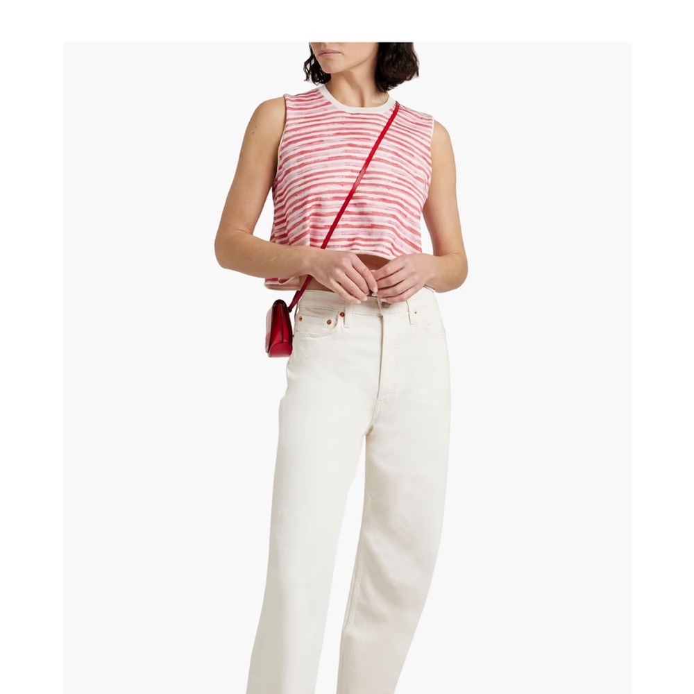 ATM ANTHONY THOMAS MELILLO
Cropped cotton and cashmere-blend top size small NWT